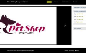 ระบบจัดการร้านขายสัตว์เลี้ยงออนไลน์ ,ซอฟต์แวร์ ให้เช่า รายเดือน www.fulltion.com