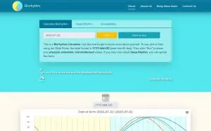 เครื่องคิดเลข Biorhythm ,ซอฟต์แวร์ ให้เช่า รายเดือน www.fulltion.com